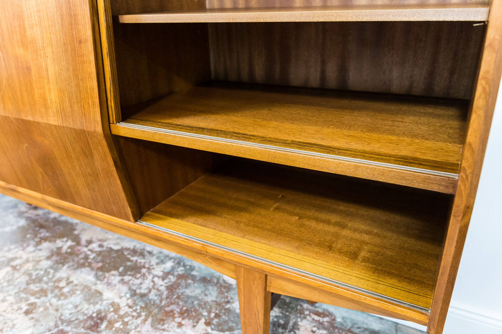 Danish Teak Highboard, 1960s
