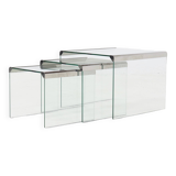 Set of 3 Gallotti & Radice nesting tables 1970s