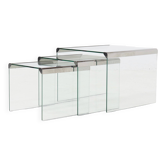 Set of 3 Gallotti & Radice nesting tables 1970s