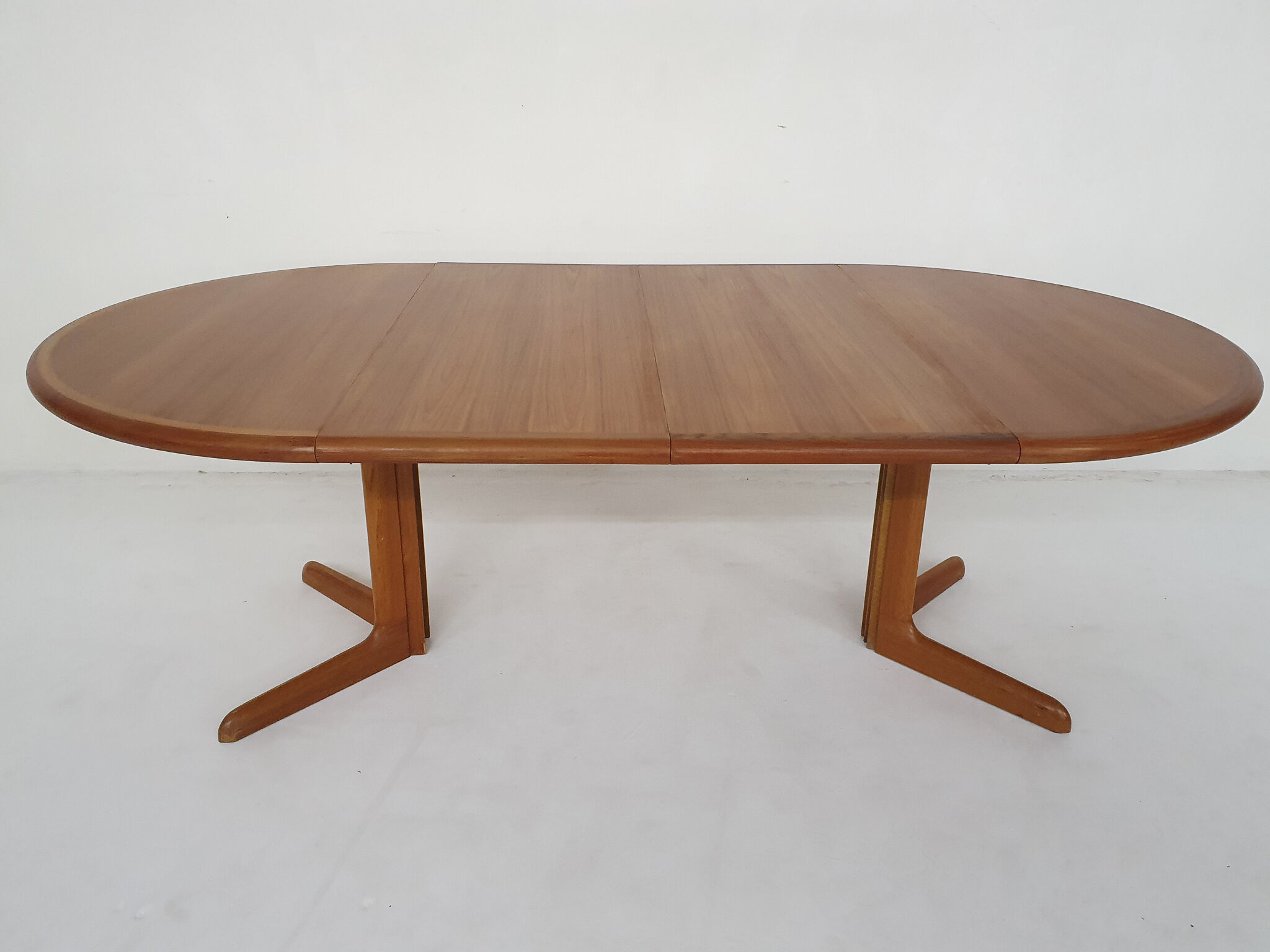 Teak extendable dining table by Niels Otto Moller for Gudme Mobelfabrik, Denmark 1960's