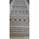 Traditional handmade grey hallway carpet  200x60cm