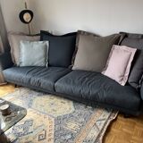 Large Roche Bobos 4-seater fabric sofa
