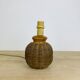 Lampe boule rotin années 60, vintage