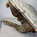 Florentine style wooden wall console