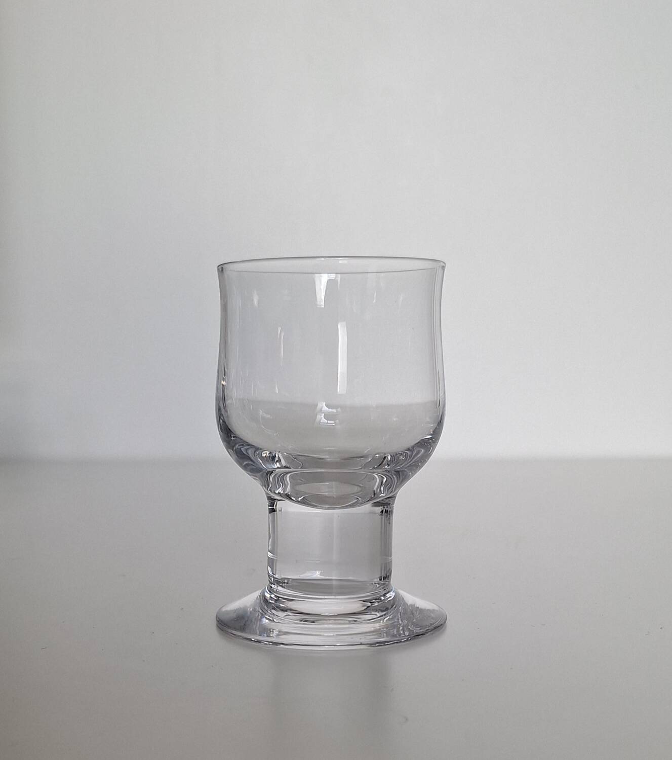 Thick vintage footed glasses