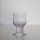 Thick vintage footed glasses