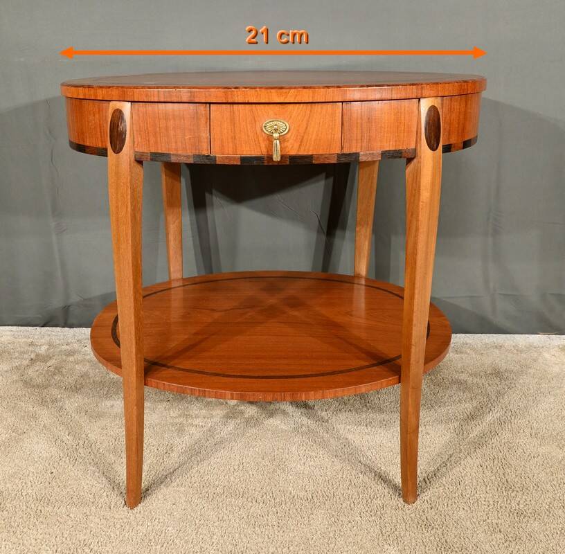 Mahogany and Rosewood Gueridon Table, Art Deco – 1930