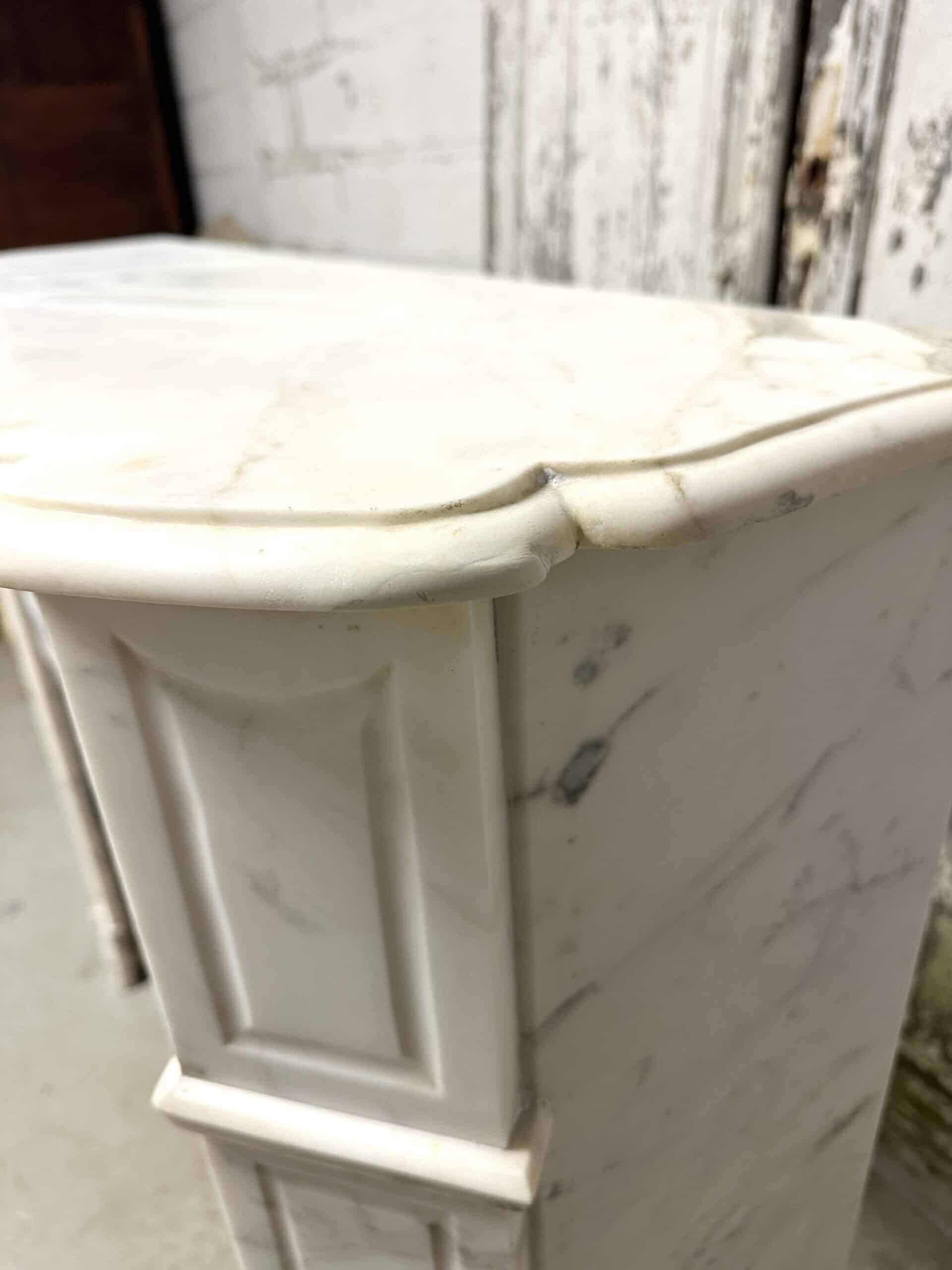 Louis XV style flat fireplace circa 1900