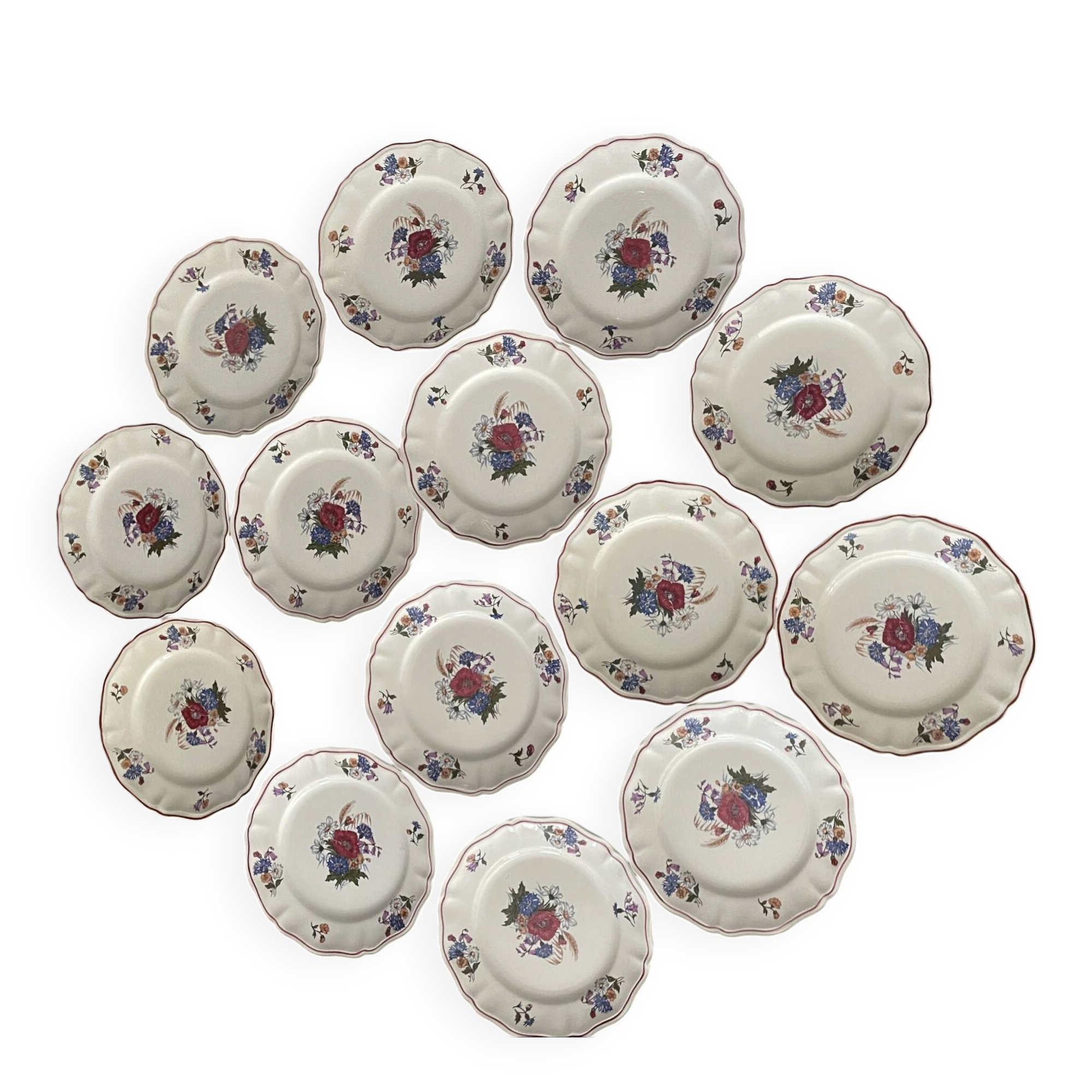 Service de table, Sarreguemines Agreste.39pcs