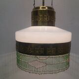 1910 Art Nouveau pull-out chandelier, Czechoslovakia
