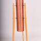Mid-Century Modern Floor Lamp in Beech by Novoplast Sered, Czech, 1960s