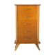 Pretty chest of drawers dressers foot compass gilded oak