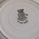 4 Terre de Fer Saint Amand et Hamage plates “Chicorée Williot” model