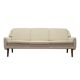 Cream sofa, Danish design, 1970s, production: Denmark