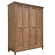 Armoire parisienne art déco 1930 penderie démontable bois brut