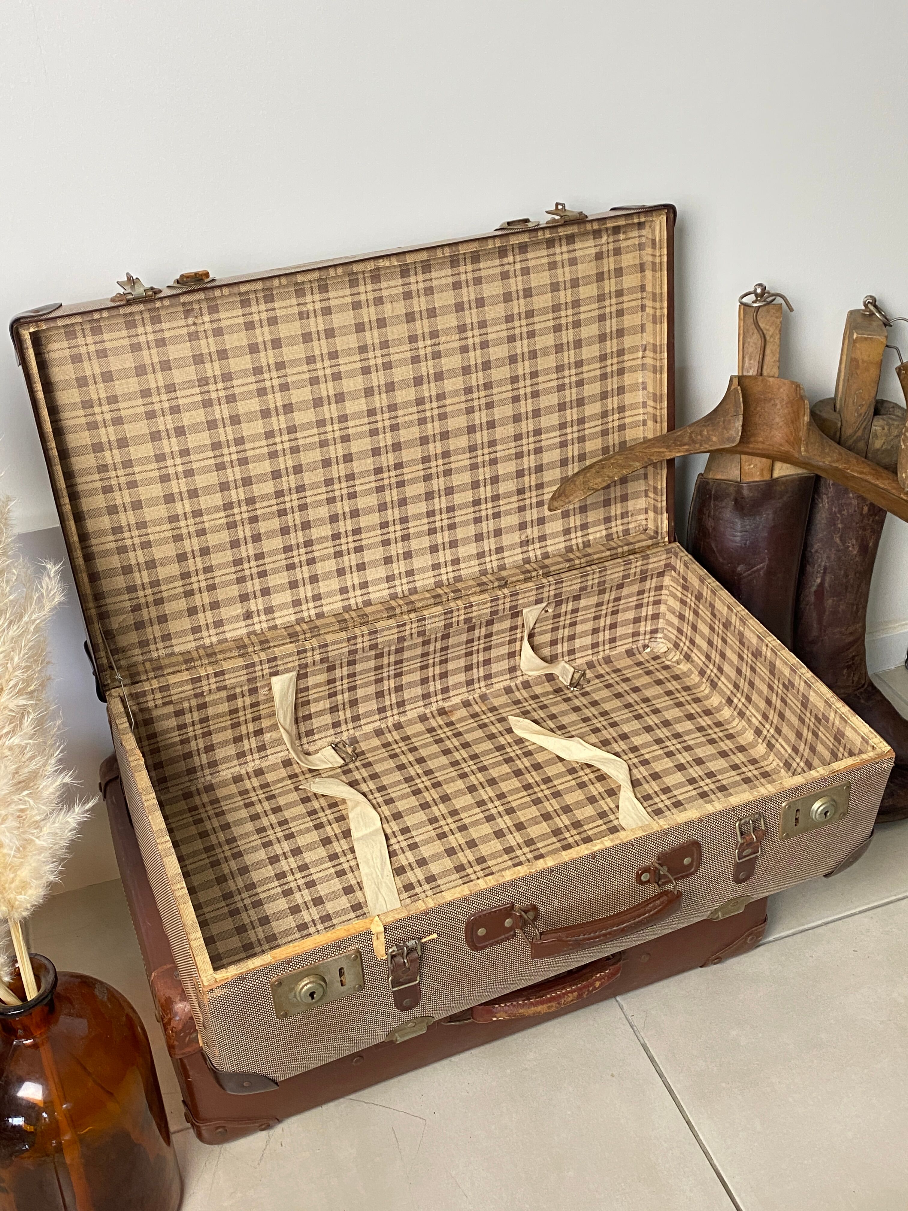 Old vintage suitcase