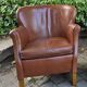 Chaises longues en cuir, design danois. Style urbain moderne.