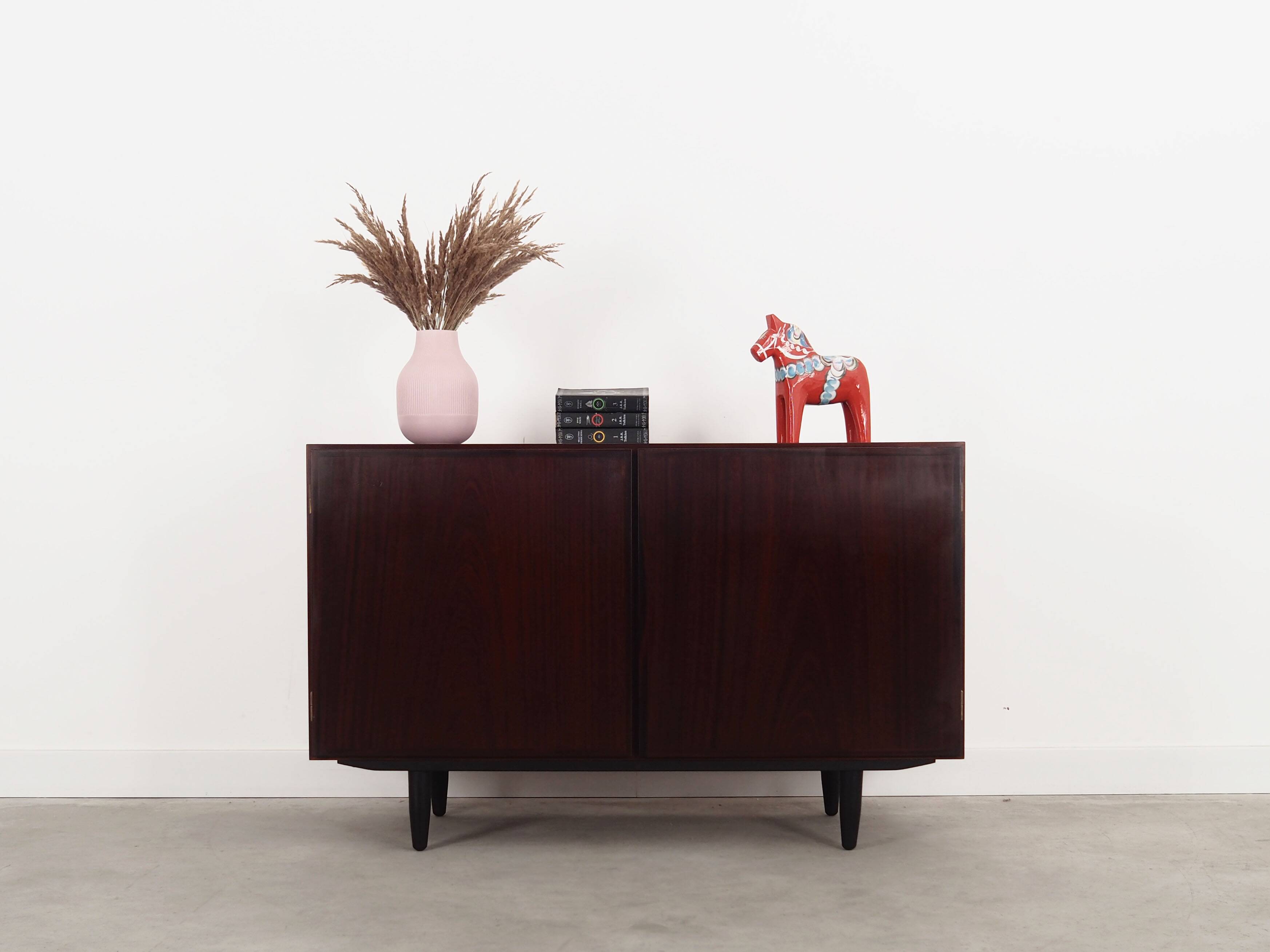 Mahogany cabinet, Danish design, 1970s, manufacturer: Omann Jun