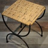 Stool metal & rope 1950