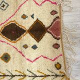 Handmade Moroccan Berber carpet 226 x 150 CM