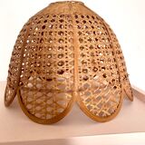 Ancient rattan lampshade