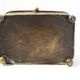 Antique jewelry box Napoleon III in brass and beveled glass