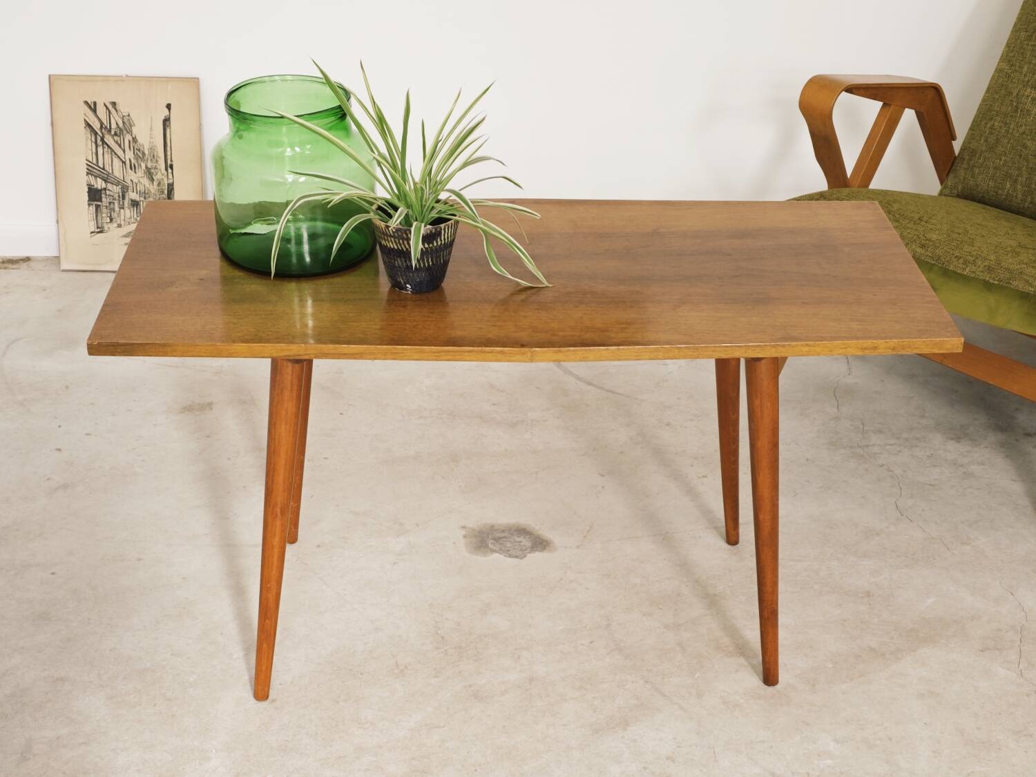 Table basse Ton Bystrice Thonet 1960 en bois