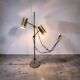 Brutalist Copper Floor Lamp by Holm Sørensen, Denmark 1960s