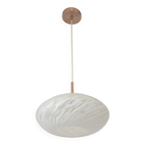 Vintage chandelier / Murano glass hanging lamp / Unique light fixture / Pendant light / Italy 1980s