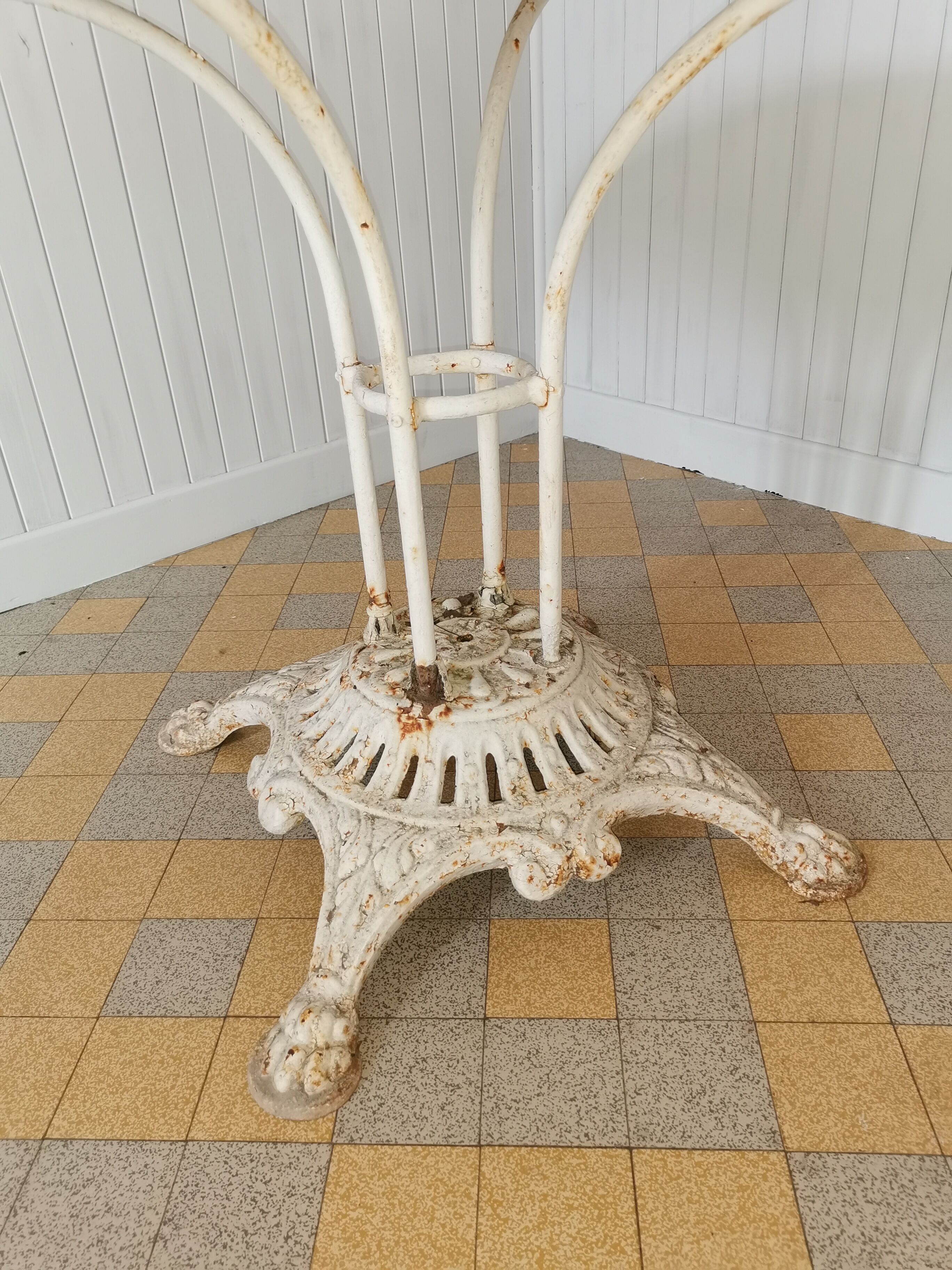 Old garden table