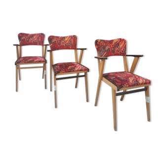 Set of 3 scandinavian chairs