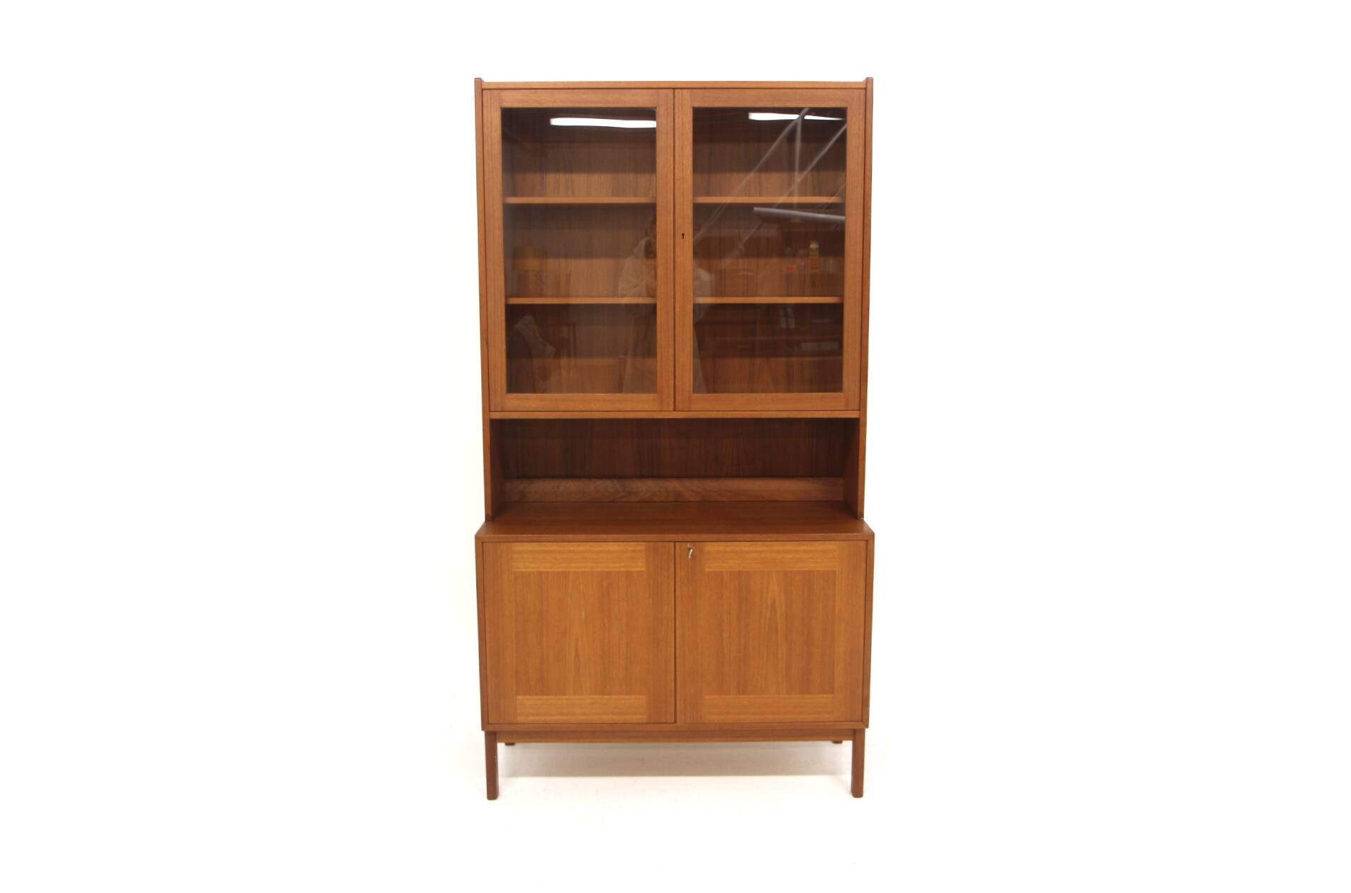 Bibliothèque scandinave en teck, Ulferts, Tibro, Suède, 1960