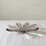 Vintage 70s star-shaped crystal ashtray
