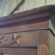 Oak display cabinet/bookcase - Breton regional style - early 20th century