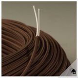 Terracotta lamp, 2M fabric cable, jute lampshade