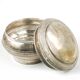 Eclectic bonbonniere, silver-plated brass, Belgium, 19th century