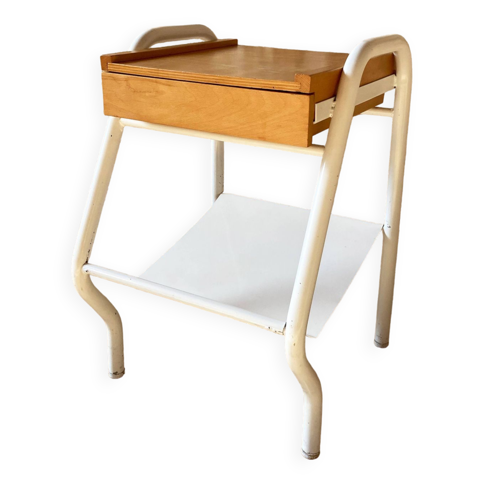 Bedside table attributed to Jacques Hitier, 1950s