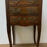 Louis XV style bedside in walnut