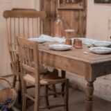 Renovated antique table