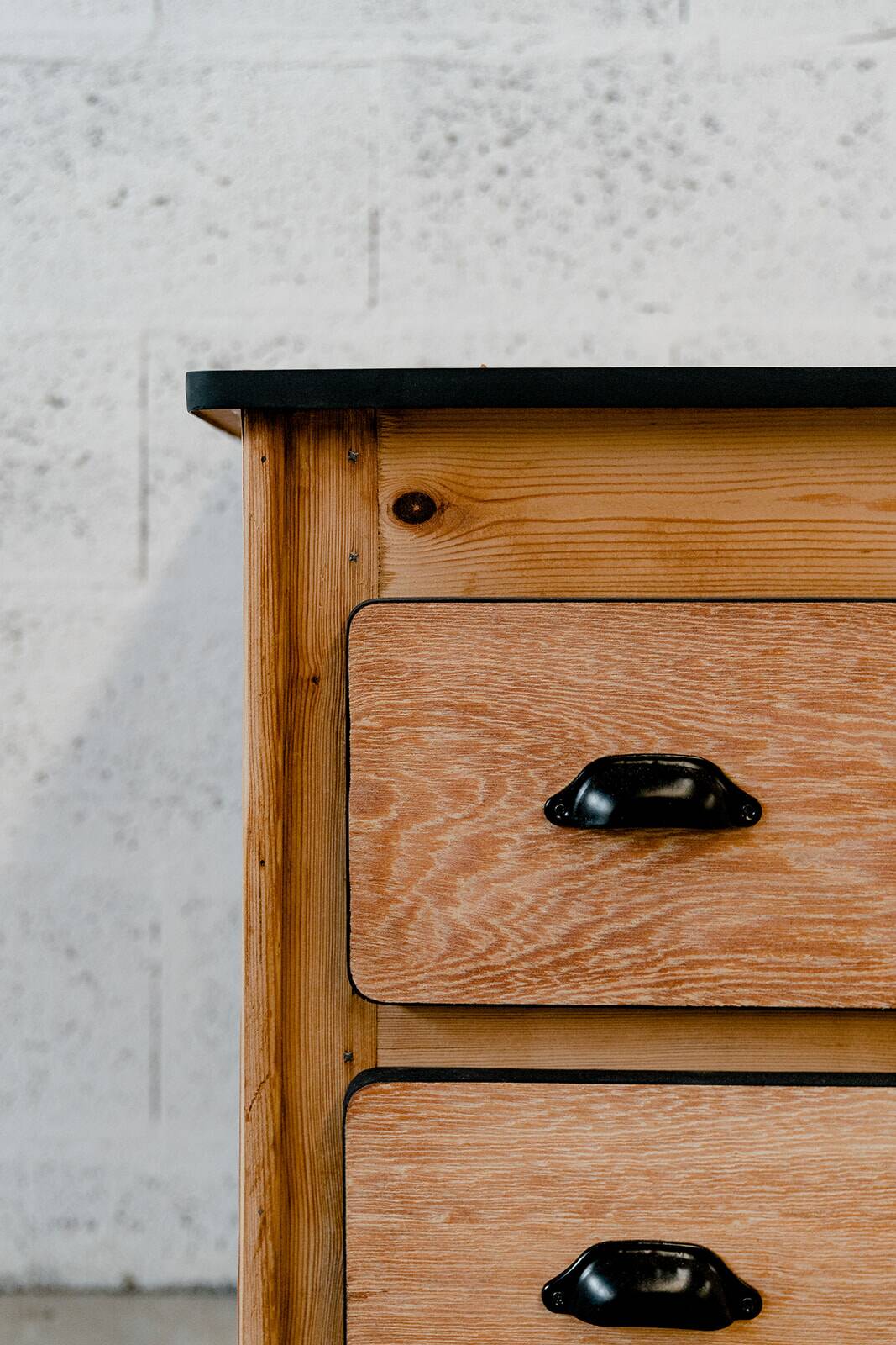 Wooden trade counter