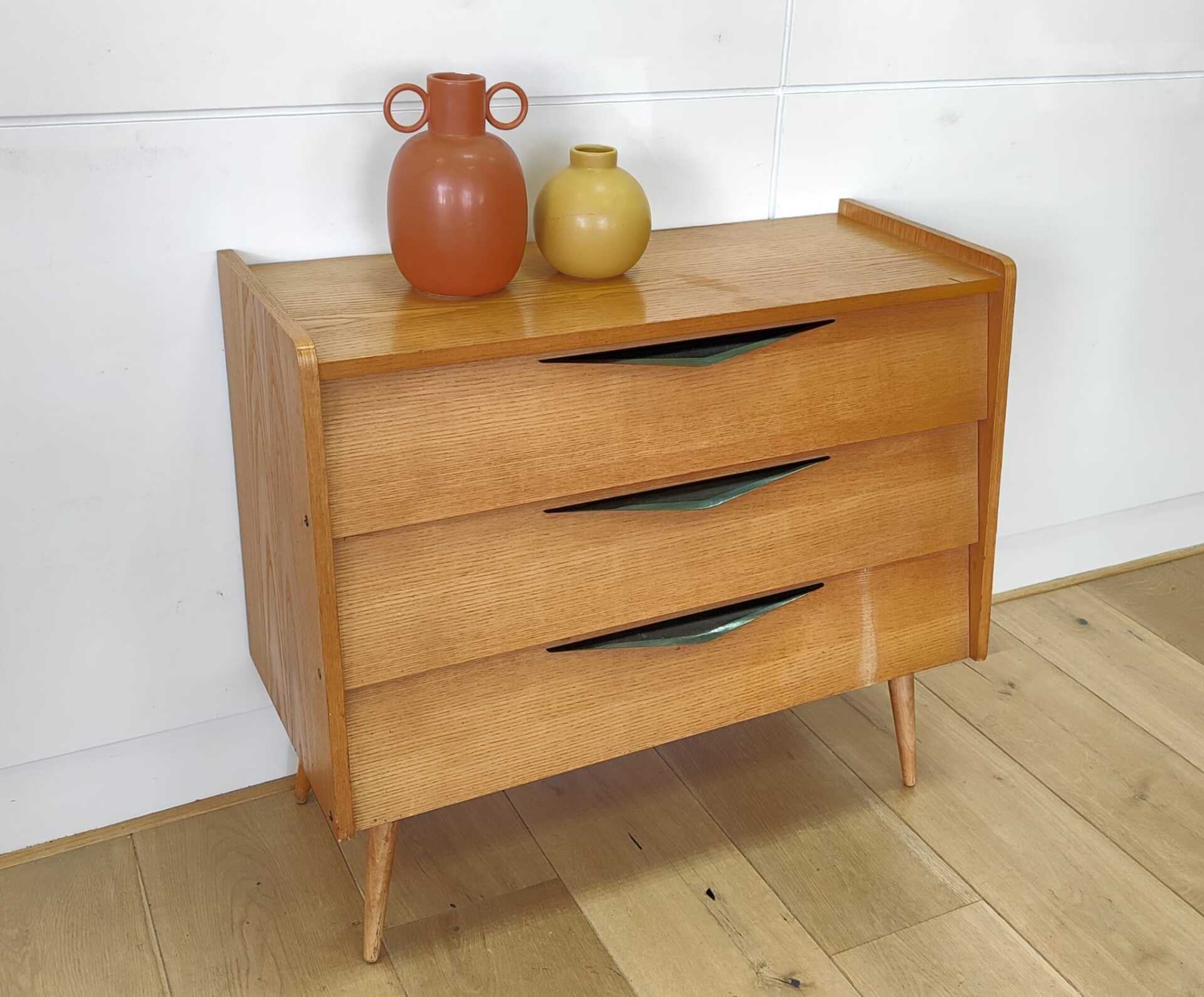 Vintage mid-century shoe cabinet