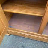 Buffet enfilade Louis Philippe en chêne massif du 20ème 186cm