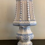 Earthenware lamp Lallier de Moustiers