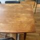 Scandinavian extendable wooden table