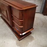 Charles Dudouyt oak art deco sideboard buffet 1940