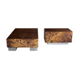 Set of low tables solar flare pattern by Guy Lefevre for Roset line