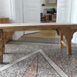 Recycled teak bench
