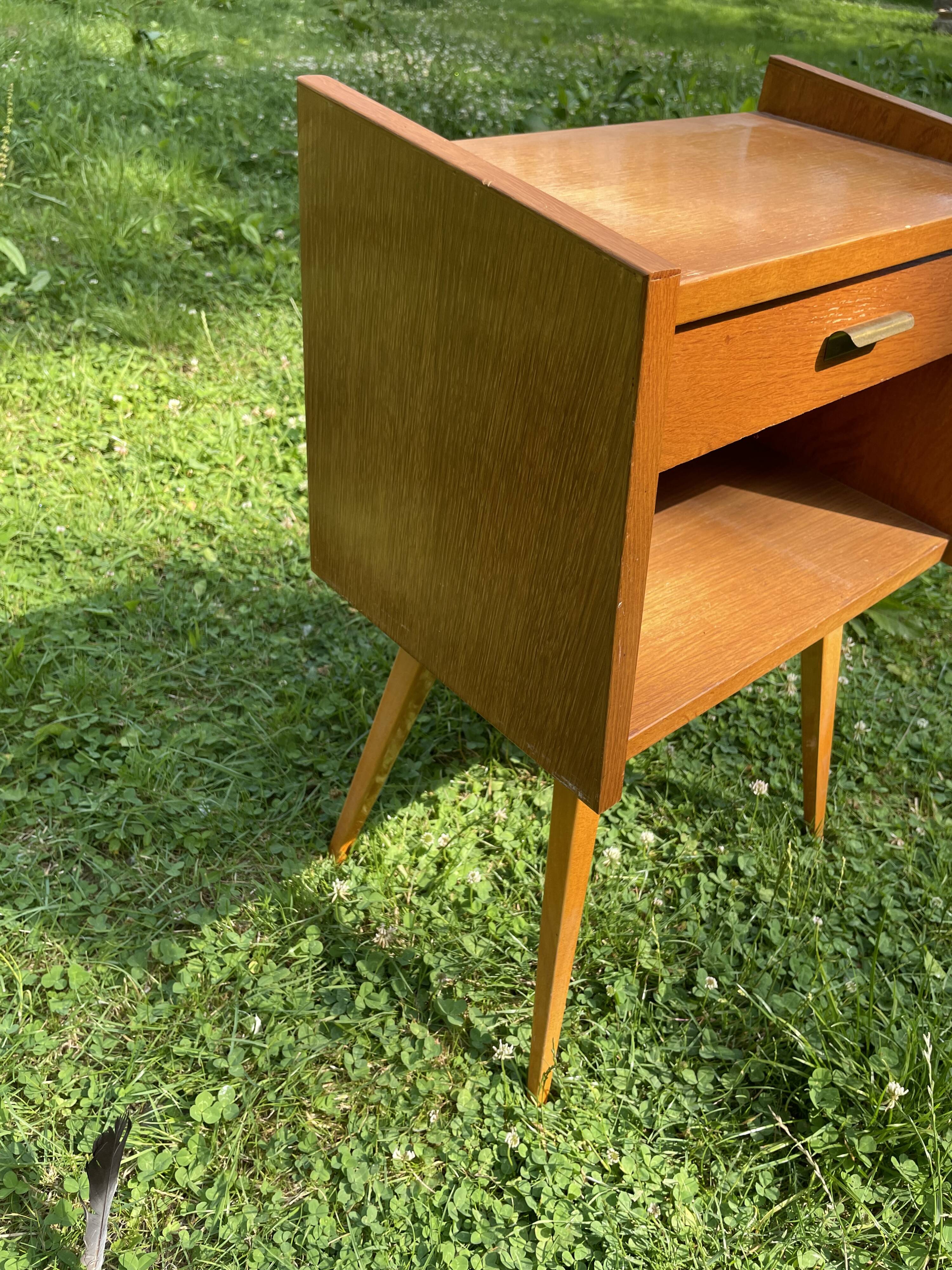 Table de chevet années 70