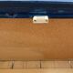Old Parisian wardrobe painted in midnight blue