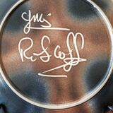 Assiettes signé Marie Stuart Roscoff